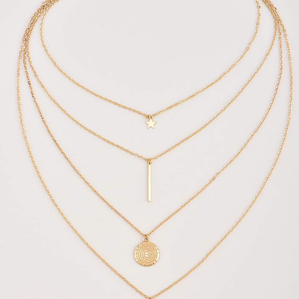 Layered Pendant Necklace